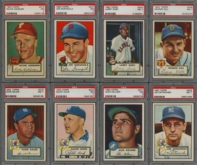 1952 Topps PSA NM 7 Collection (50 Different)